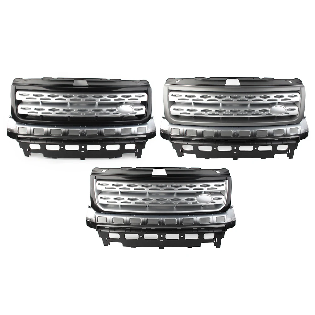 ABS Front Grille Bumper Mesh Grill For Land Rover Freelander 2 LR2 2010 2011 2012 2013 2014 2015 2016 Car Accessories Parts