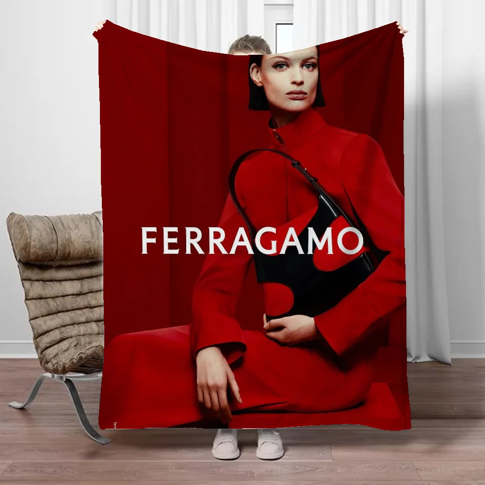 Microfiber Blanket for Sofa Decoration Ferragamos Interior for Home Bed Throw Cotton Blanket King Size Luxury Blankets & Throws