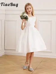 Vestido de fiesta bordado de encaje para niños, traje de boda Formal, vestido de flores de tul para niñas, vestido de banquete, vestido de vacaciones, vestido de desfile