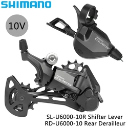 SHIMANO CUES U6000 10 Speed Derailleur SL-U6000-10R Shifter RD-U6000-10/11 Rear Derailleur for MTB Bike Original Bicycle Parts