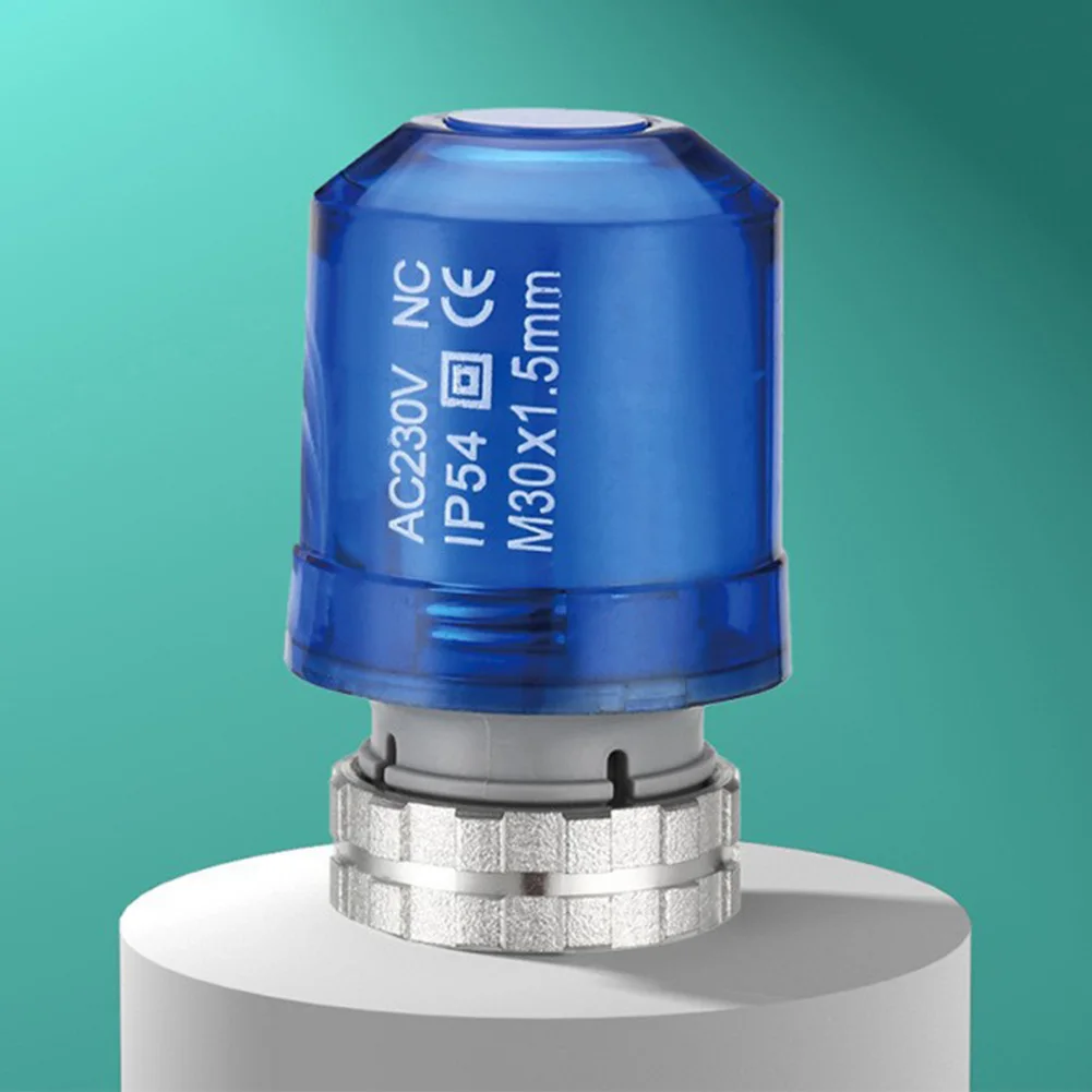 Normally Closed 230V AC 50-60Hz AC230V Actuator 110N Thrust Compact Design Easy Installation For Floor Heating