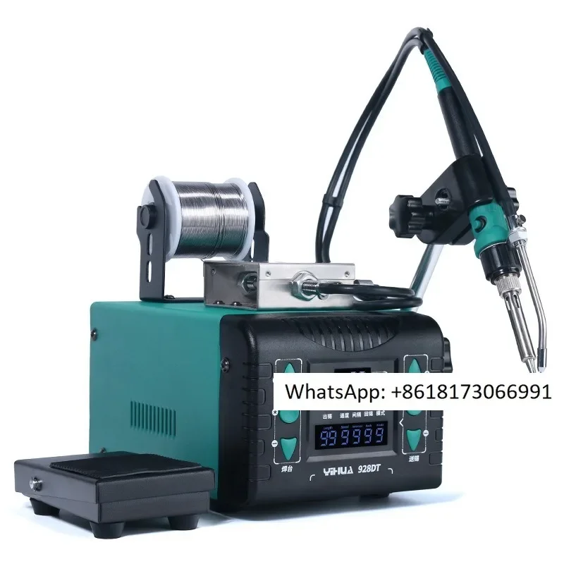 Automatic soldering station, anti-static lead-free soldering machine, foot operated soldering iron, constant temperature table