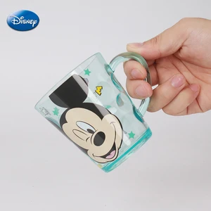 Disney Cartoon Cups for Children, Mickey Mouse, Minnie Mouse, Drink Water, Crystal Cup, Anime Figure, Frozen Elsa, Colutory Cup, Milk Mug 9 Main Sales Stitch Mug - №4