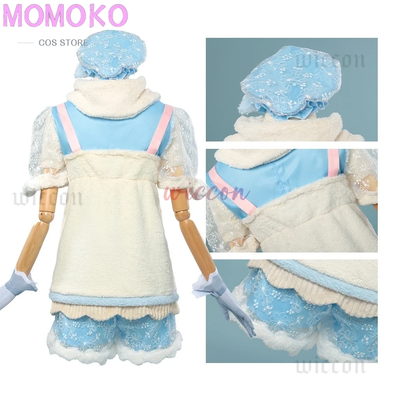 Nikki Cosplay Game Infinity Nikki Cosplay Kostuum Open Wereld Winter Lolita Jurk Pluche Sjaal Hoed Pak Party Play Outfit voor meisje