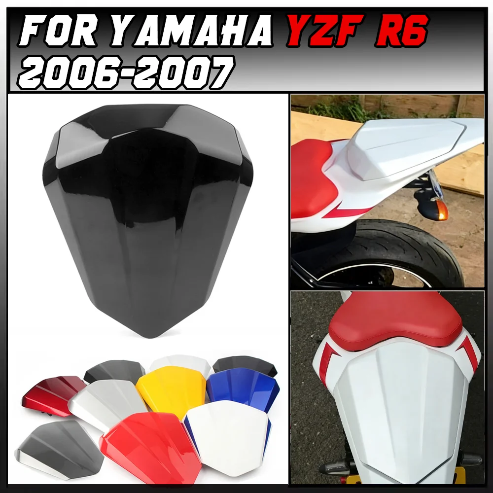 

R6 06 07 For Yamaha YZF R6 YZF-R6 2006 2007 Motorcycle Pillion Rear Seat Cover Cowl Solo Fairing Passenger