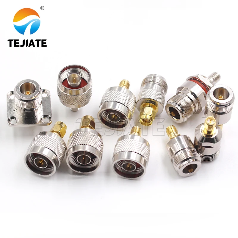 1PCS 50 ohm N male female to SMA male female RF connector SMA to SL16 N connector SMA to N adapter impedance 50 ohms