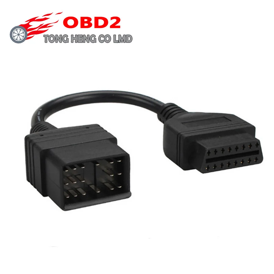 

17 Pin to 16 Pin OBD2 Diagnostic Adapter Cable for TOYOT/A ,for T-OYOTA 17pin to 16pin OBD1 to OBD2 Connect Cable