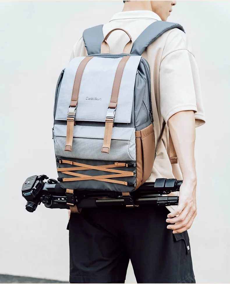 

Большой рюкзак для камеры DSLR/SLR/беззеркальная сумка для фотокамеры, водонепроницаемый чехол с держателем для штатива и отделением для ноутбука 15,6 дюйма