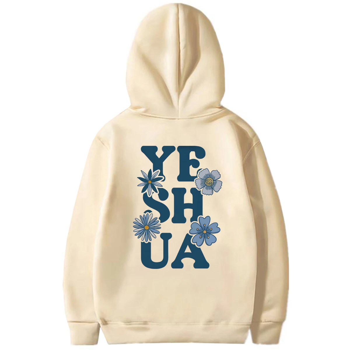 Frauen Yeshua Hoodie Blumen Christian Based Sweatshirt religiösen Geschenk Glauben Hoodies für Frauen Christian Pullover Yeshua Kleidung