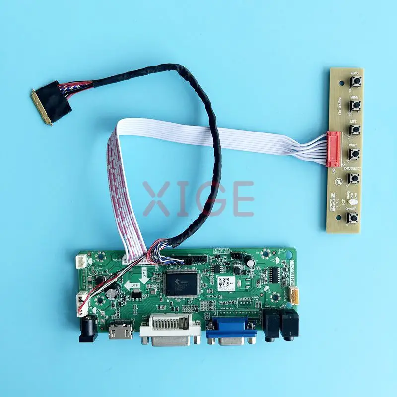 Fit LP156WF1 LP156WF2 LP156WF4 Controller Board 40-Pin LVDS DVI VGA Audio HDMI-Compatible 1920*1080 Laptop Monitor 15.6