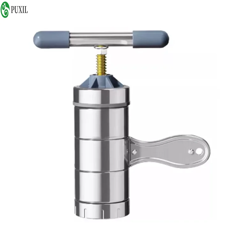 Noodle machine, household manual stainless steel noodle press, multifunctional hand cranked noodle cutting machine, small noodle