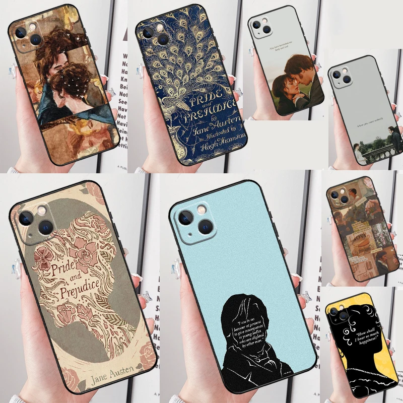 Pride And Prejudice Jane Austen Case For iPhone 16 15 14 11 12 13 Pro Max Mini X XS Max XR SE 2022 2020 Plus Cover Shell