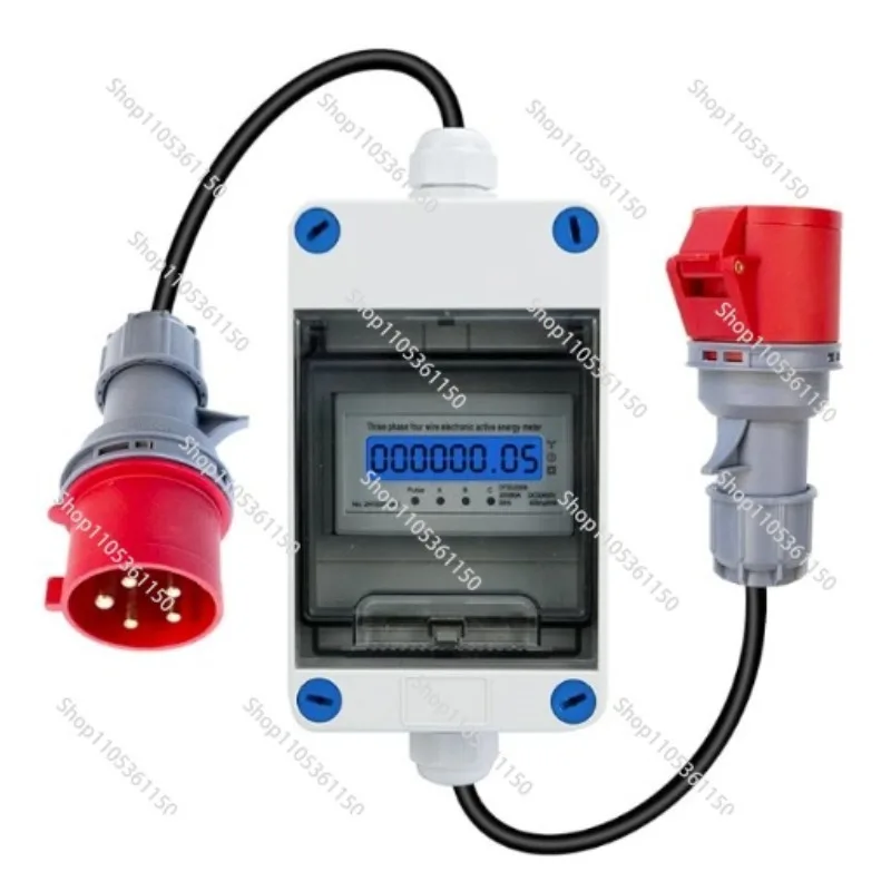 New European Electronic Instrument Meter Ammeter Mobile Portable Meter RV Yacht Car Charging Meter