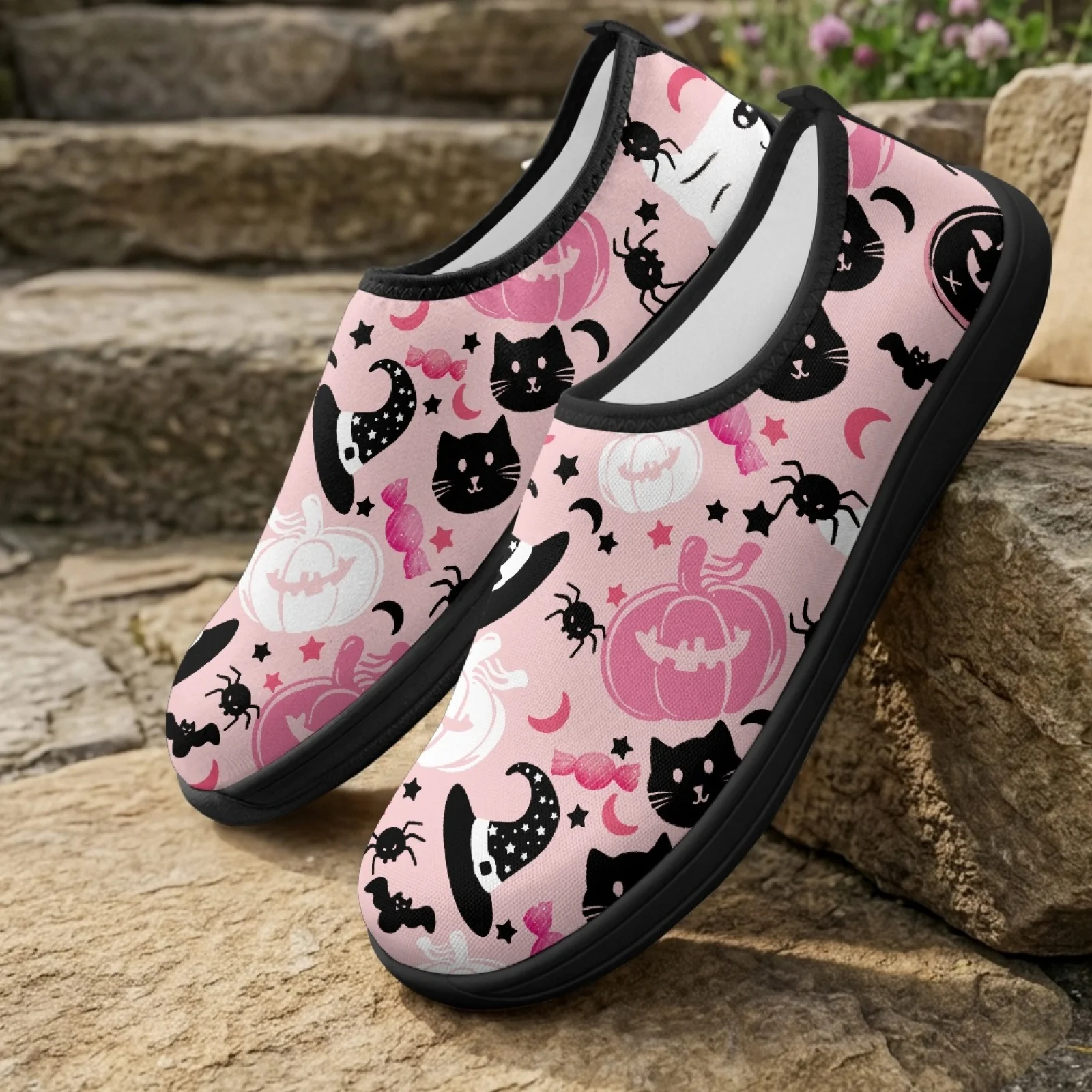 PENSTROLL Halloween Spooky New Design Casual Flats Polyester & EVA Tennis Shoe Breathable Casual Shoes for Men