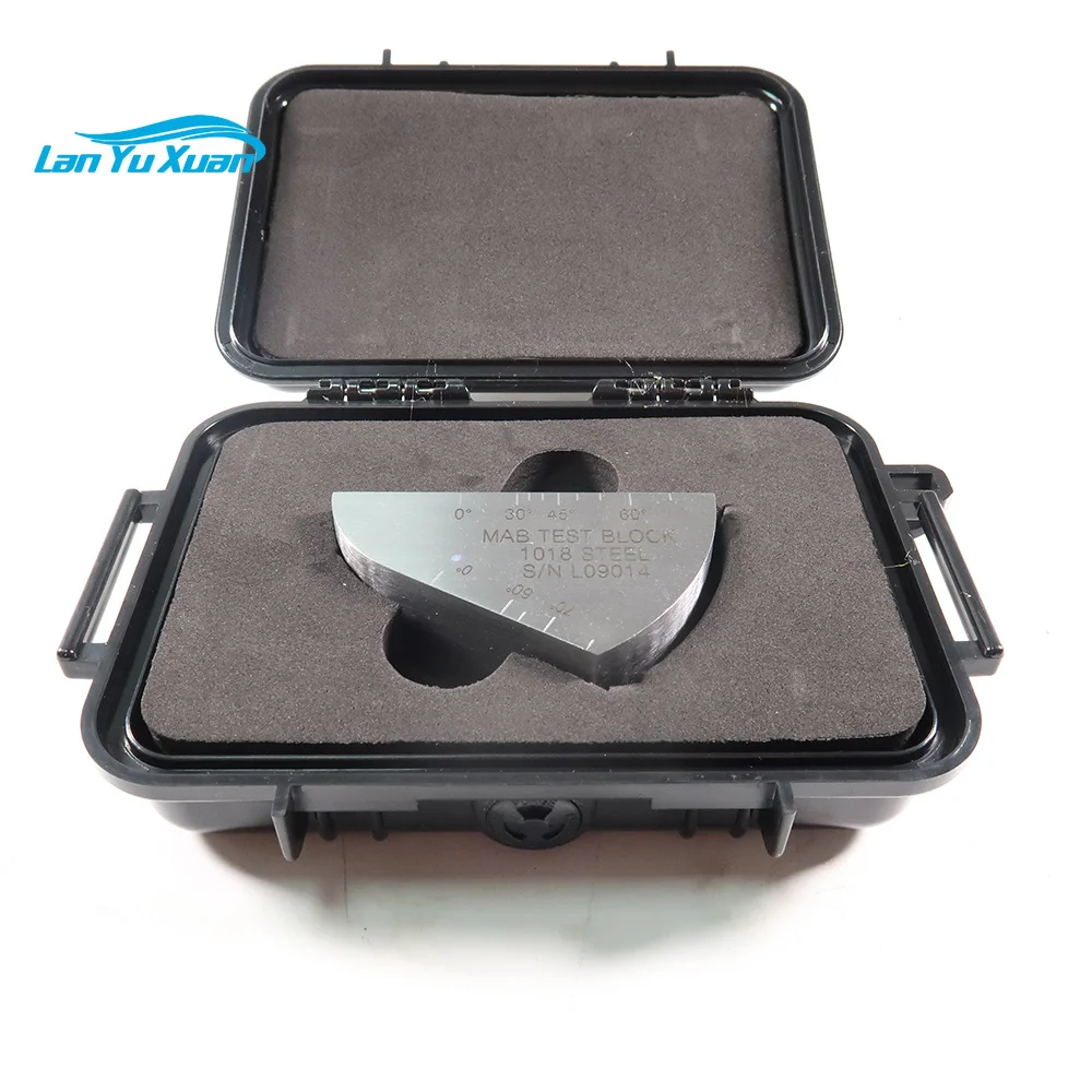 MAB(Rompas Calibration block) ASTM E16402013 1018 steel Carbon Steel  block INCLUDED MAKER CERTIFICATION AND ABS PLASTIC CASE