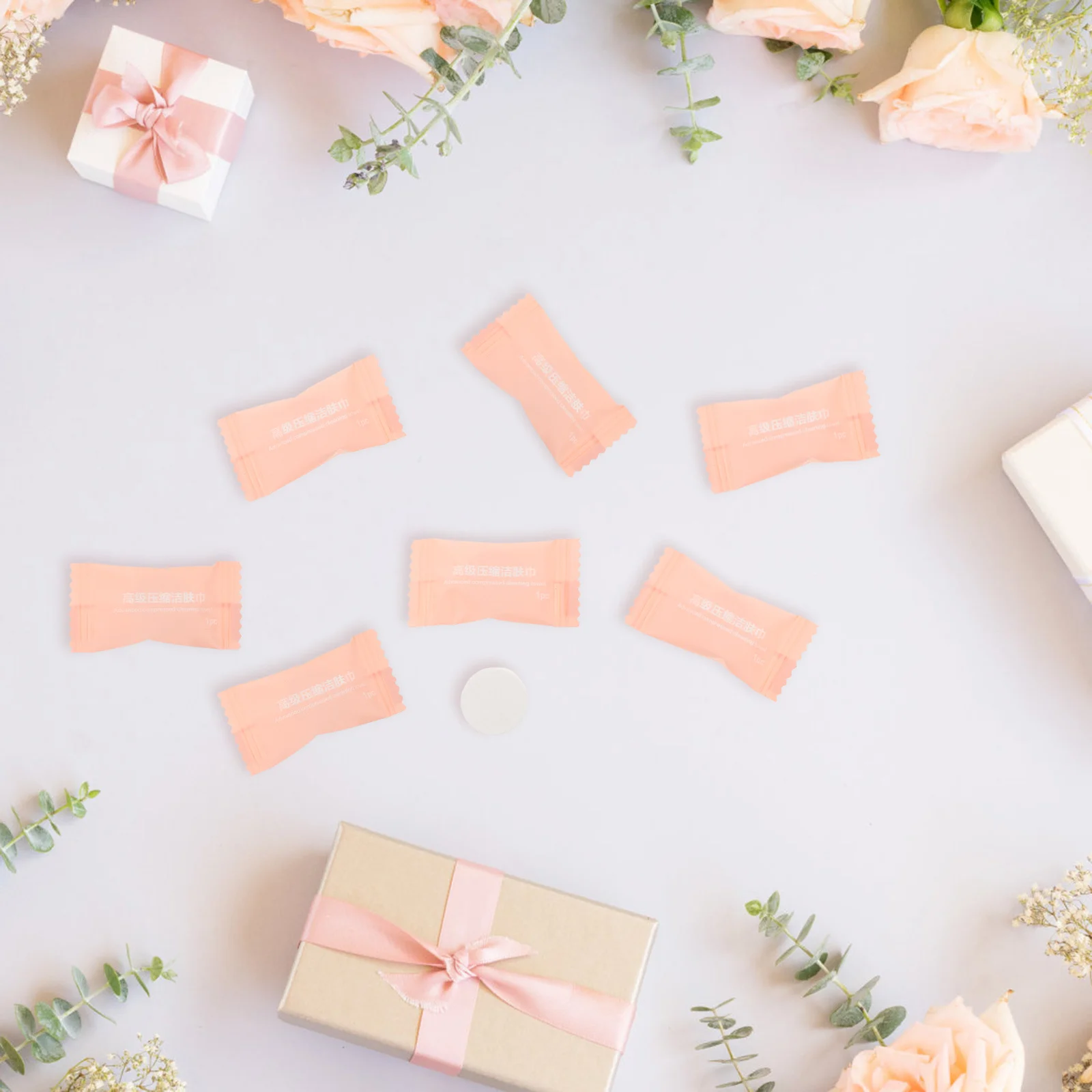 Asciugamani da viaggio monouso portatili da 50 pezzi Asciugamani da viaggio ecologici composibili per viso corpo pelle sport all'aria aperta per uso domestico