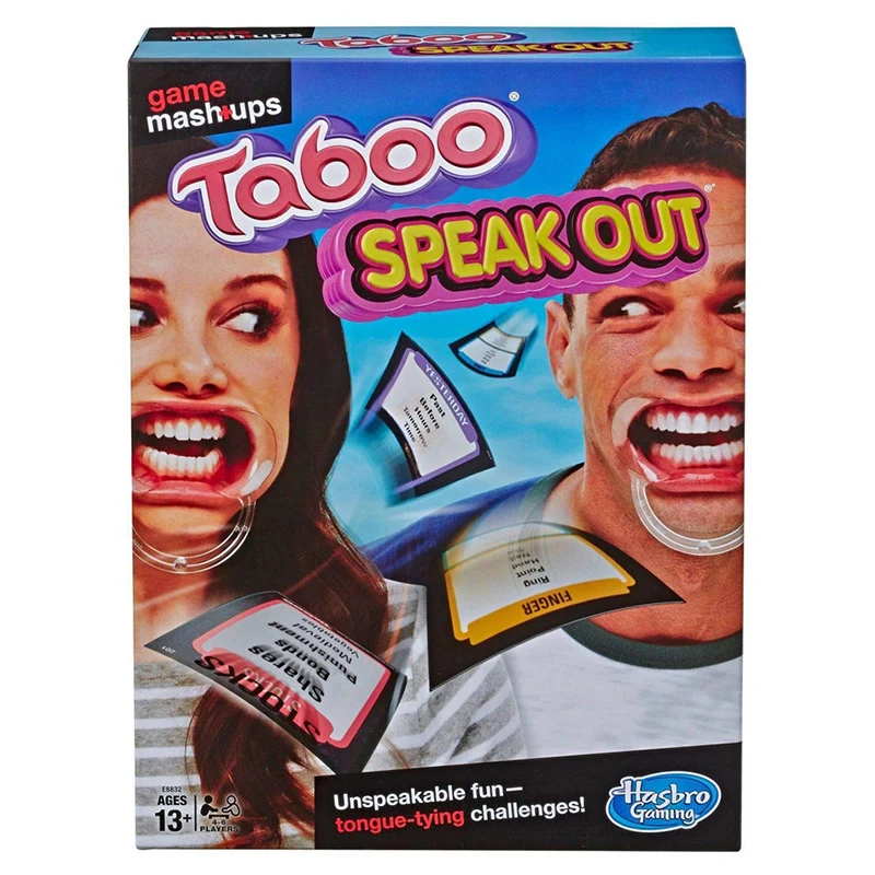 

Hasbro Novelty Speak Out Interaction Card Game Big Mouth Toys Party Table Game Family Gathering Toy Family Party Games Pranks