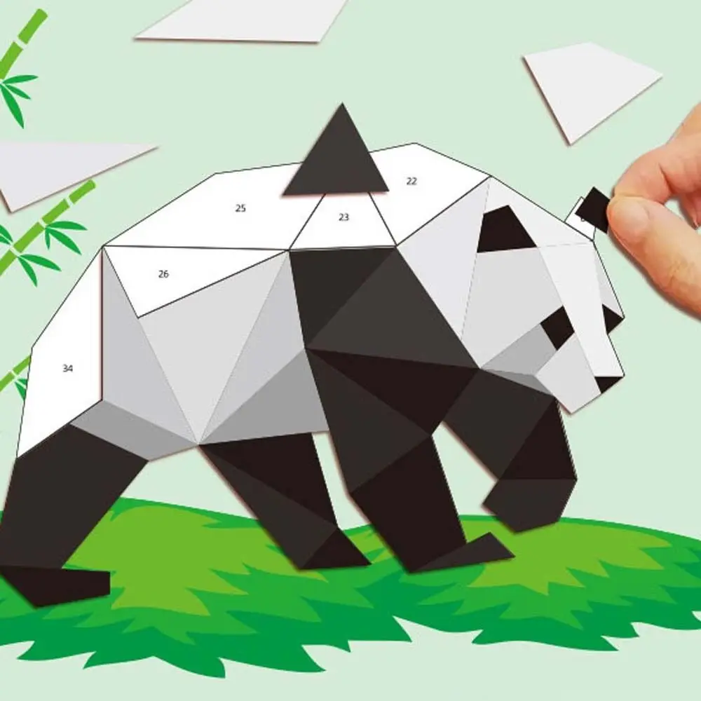 Papier 3D Geometrische Sticker Boeken Educatief Speelgoed Montessori DIY Plakken Materiaal Kit Leuke Auto Dieren Sticker Boek Verjaardagscadeau