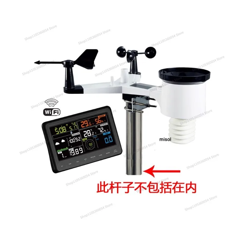 For Wireless Weather Station, Wind Speed, Wind Direction, Temperature, Humidity, Rainfall, Light, Wifi