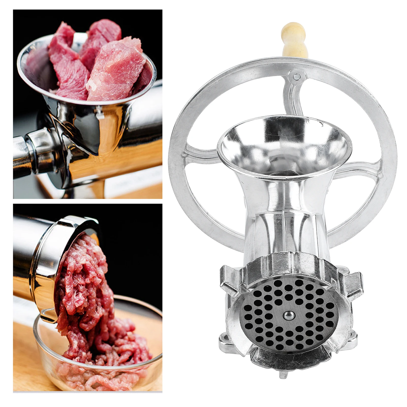 Hand Operated Separated Meat Grinder Multifunctional Aluminum Alloy Meat Grinding Machine Kitchen Accessories