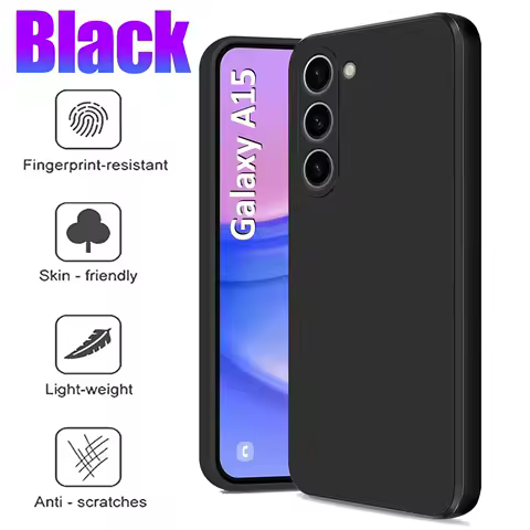 Silicone Case for Samsung Galaxy S25 edge S24 S23 Plus S22 Ultra S21 FE S20 Shockproof Phone Cover for Samsung S25 S24 Black