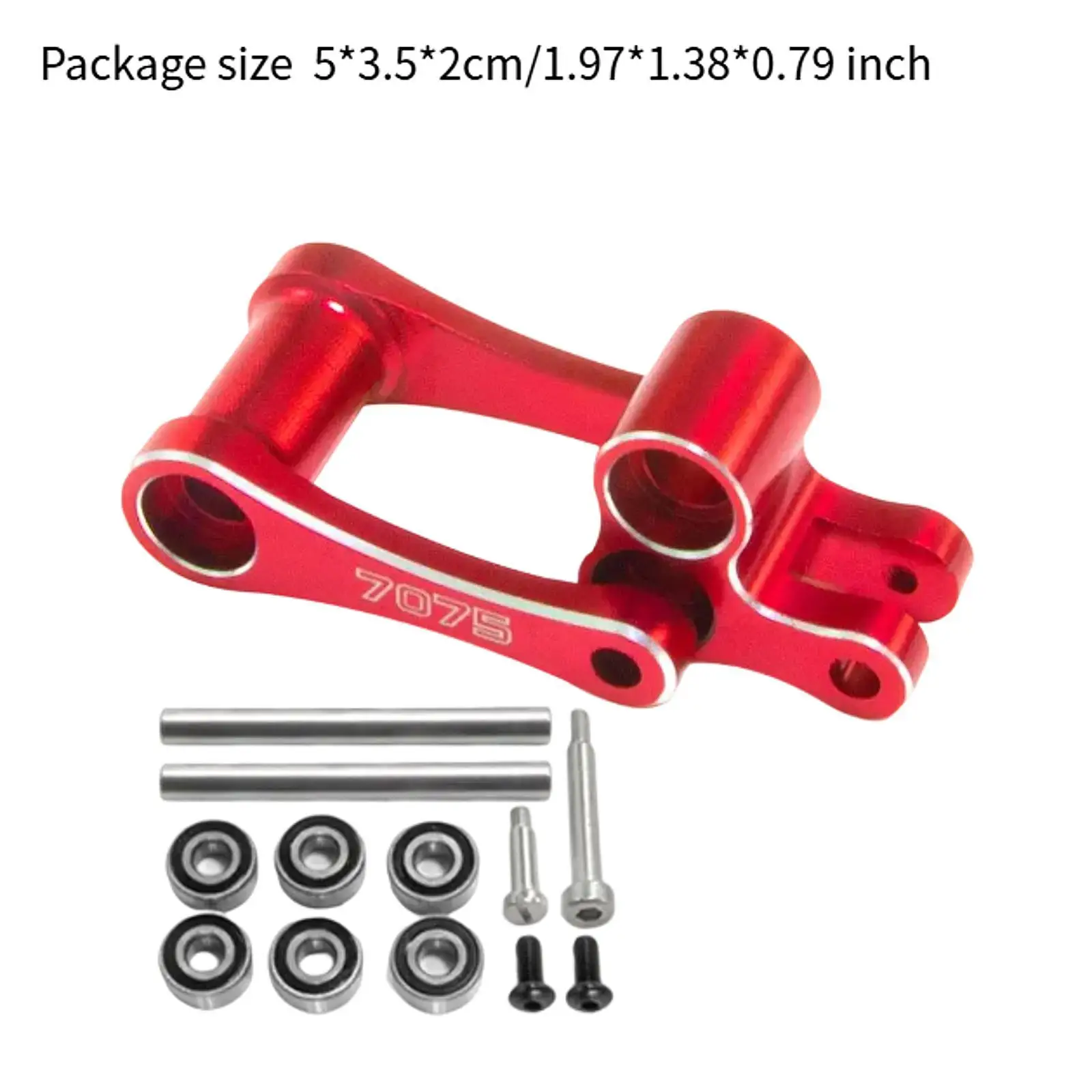 7075 ナックル＆プルロッドキット スペアパーツ メタルブレーキステアリングアーム ロシモーターサイクルRTRアップグレードパーツ プロモト-mx DIYアクセサリー