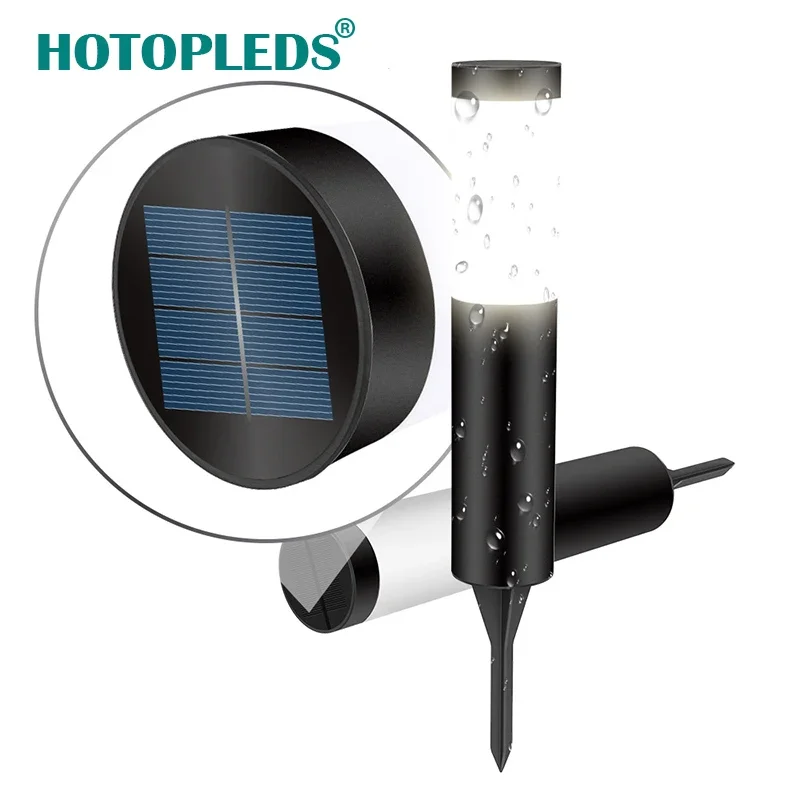 

Solar outdoor garden lamps cylindrical long tube lighting lamps garden waterproof ground insert lamps, LED lawn lamps