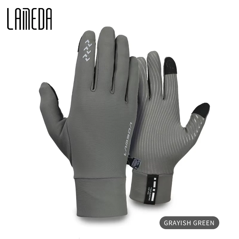 AliExpress LAMEDA Winter Cycling Gloves for Men Thermal Bike Gloves Touchscreen Anti-Slip Full Finger Mountain Road Bicycle Riding Gloves
