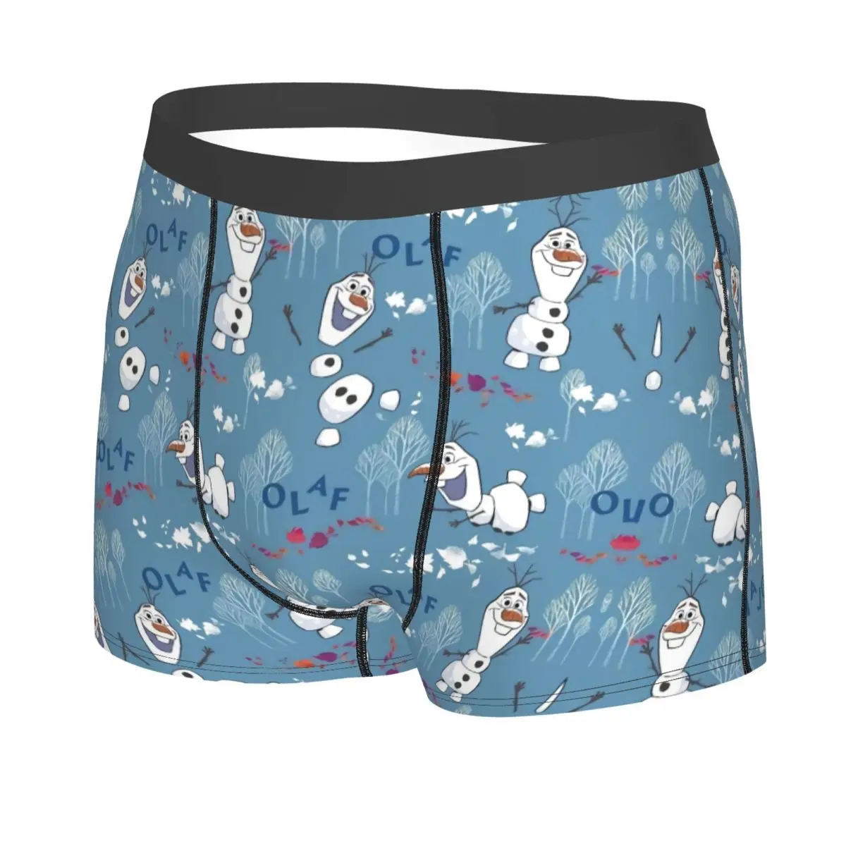 Custom Frozen Olaf Elsa Boxers Shorts Men Briefs Underwear Novelty Underpants