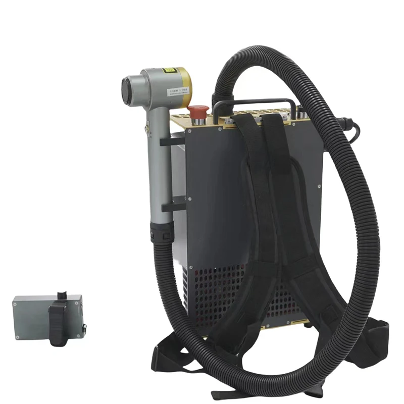 Rugzak Fiber Laser Roest Remover 100W 200W 300W Laser Reinigingsmachine