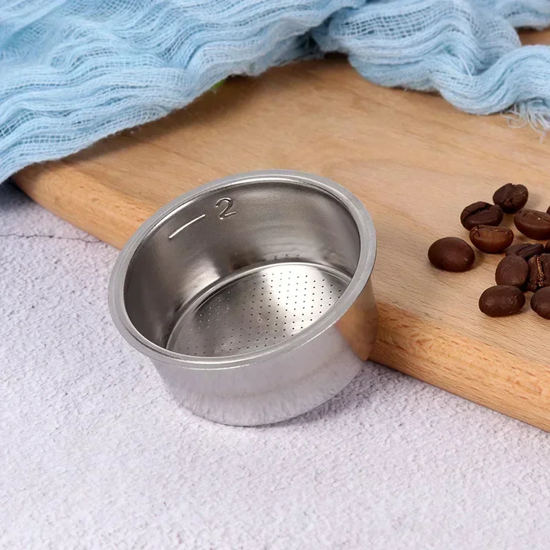 커피 필터 컵 비가압 필터 바구니, Delonghi 필터 크립스 커피 제품, 주방 액세서리, 51mm
