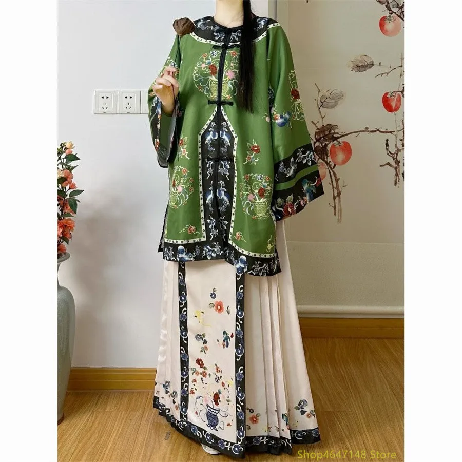 

Chinese Style Women Elegant Hanfu Dresses Ancient Traditional Ming Dynasty Princess Costume Embroidery Tang Suit Cosply