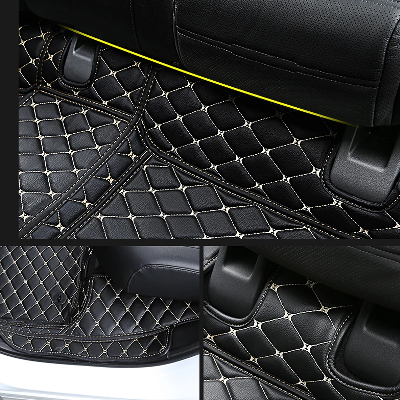 3 D Full Surround Car Floor Mat For X-TRAIL Rogue T 33 2021-2025 Liner Foot Pad Carpet PU Leather Waterproof Cover Auto