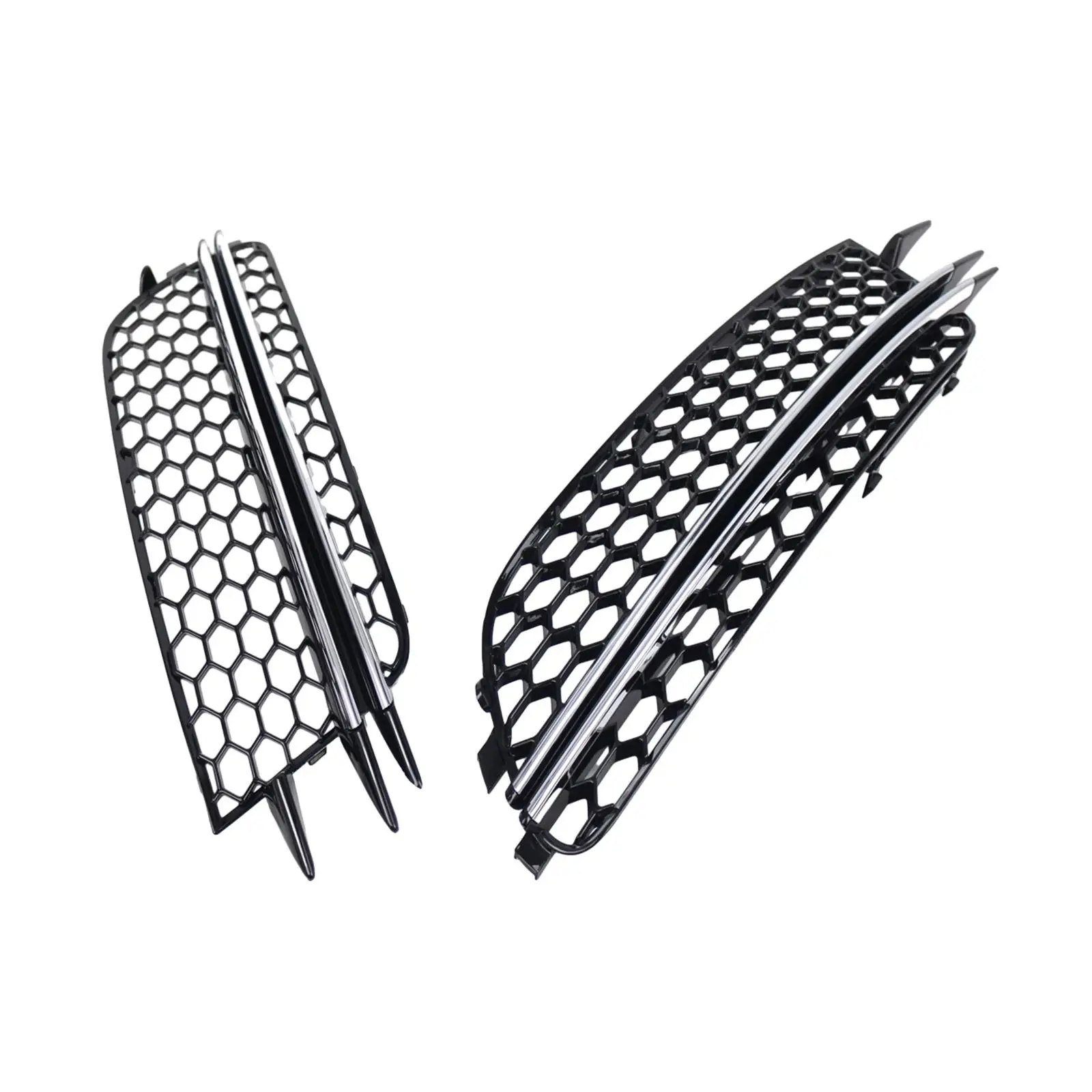 Fog Light Grille Front Lower Covers Grill for Audi A6 Directly Replace