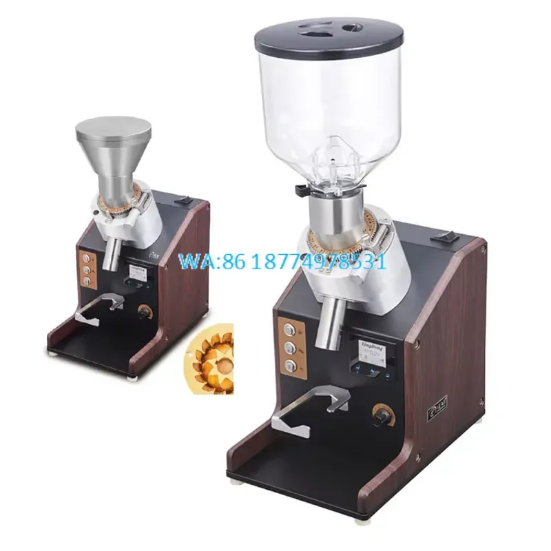 Wmwmnu for Adjustable Setting Stainless Steel Conical Burr Espresso Coffee Grinder Small Commercial Use Free Shipping