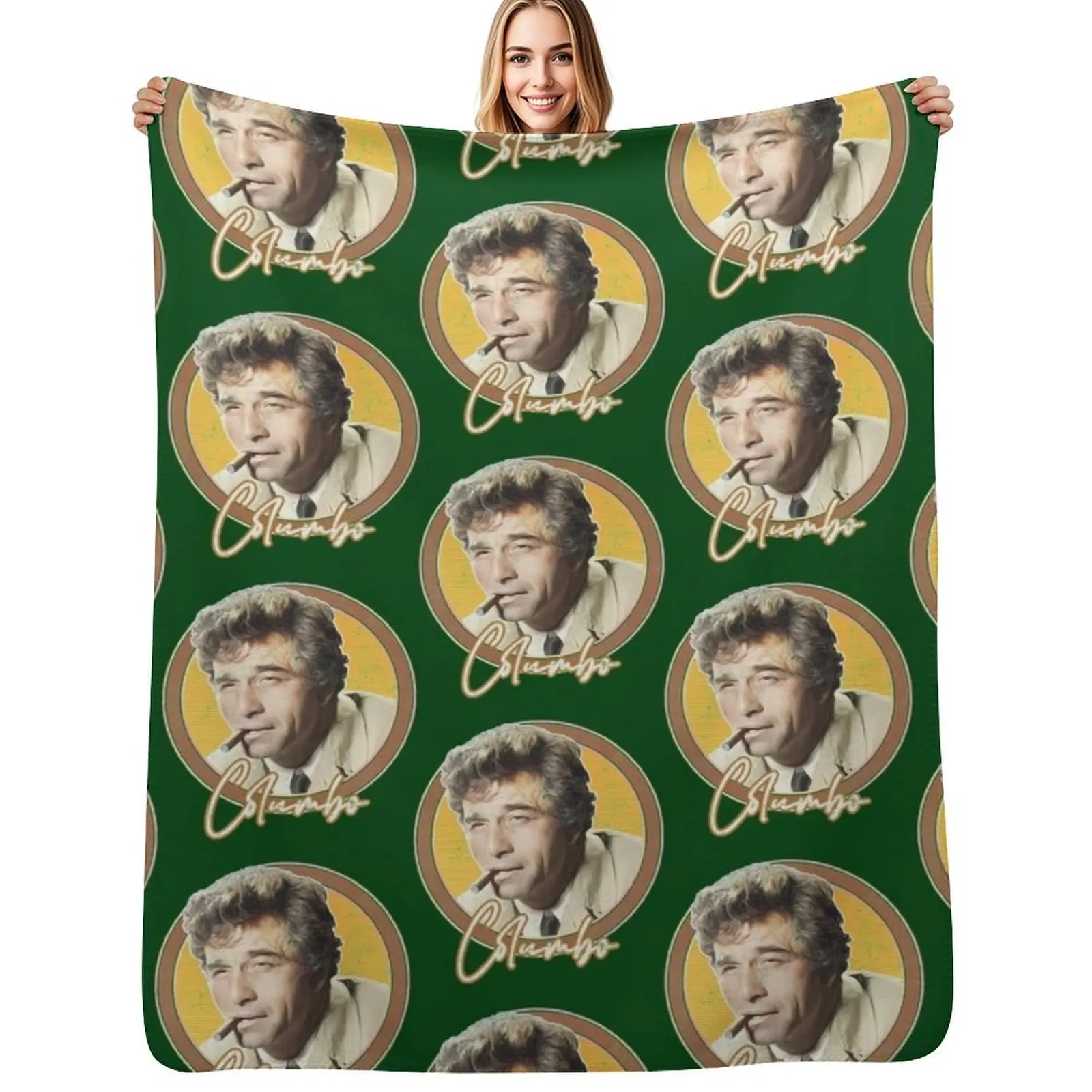 

Columbo Throw Blanket Weighted Soft Big Soft Plush Plaid Hair Blankets