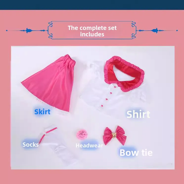 Новый корейский аниме Catch Teenieping, карнавальный костюм, платье для девочек, волшебная принцесса Роми, боевая одежда, комплект с юбкой, подарок на Хэллоуин для детей