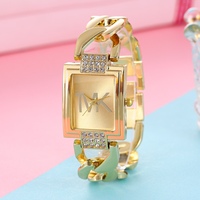 New Fashion Women Watch Femme Stainless Steel Band Square Bracelet Watch Clock Ladies Quartz Wristwatch Casual Relogio Feminino