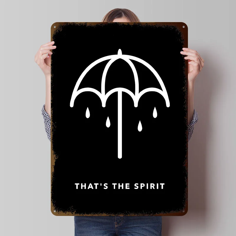 Bring Me The Horizon Album Art Poster Customized Vintage Metal Signs Wall Art Retro Tin Plaque for Decor Room Office Decoration