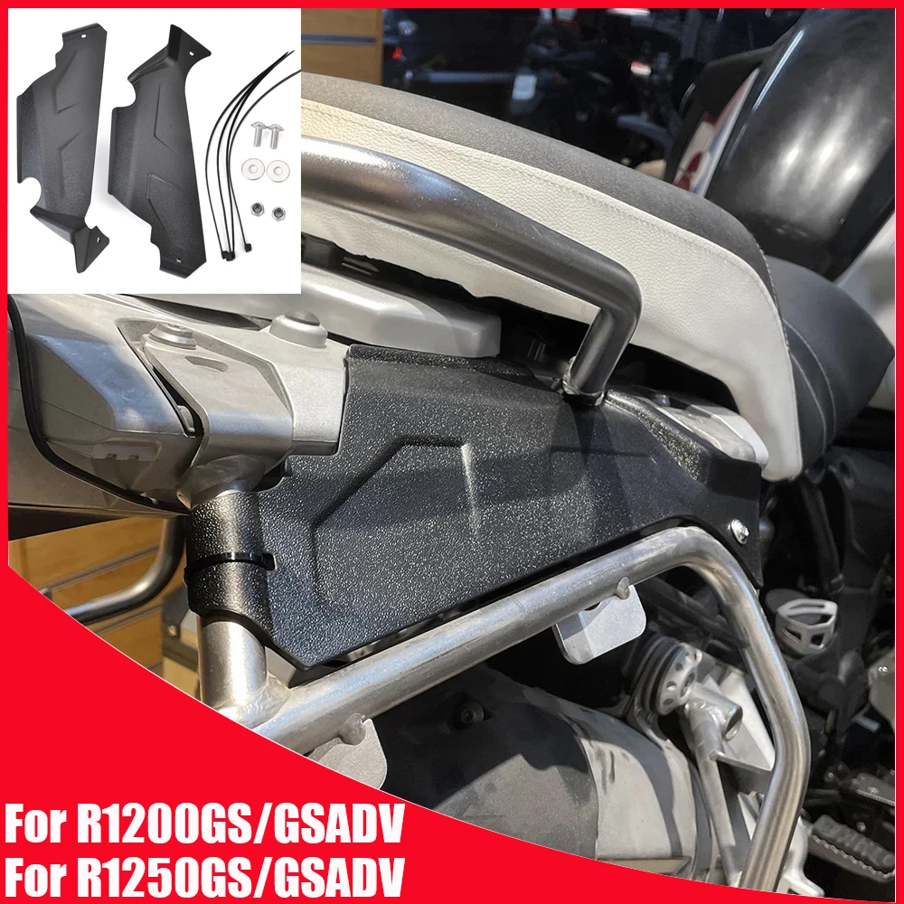 For BMW R1200GS R1250GS ADV Rear Carrier Case Side Panel Cover Protector Guard R1250 R1200 GS Adventure R 1200 1250 GS GSA