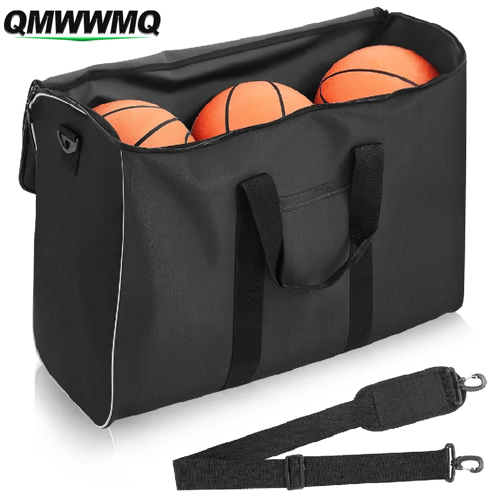 

1PCS Multi-Purpose Sports Travel Bag, Large Capacity Ball Bag Fits 6 Balls, Ideal Coach Equipment Bag for Team Sports