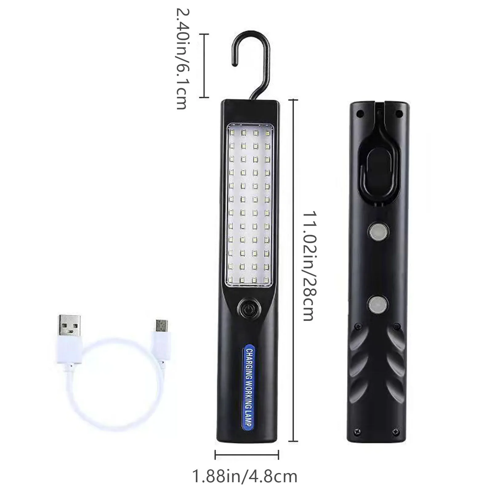 Outdoor Emergency Flashlights Handheld Machine Tool Maintenance Work Light for Night Market Stall Flea Market