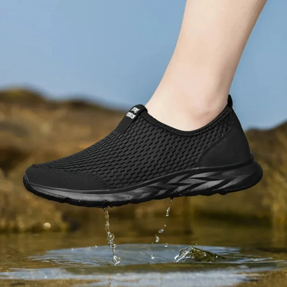 2026 New Shoes Men Loafers Light Walking Breathable Summer Comfortable Casual Shoes Men Sneakers Zapatillas Hombre Plus image 2