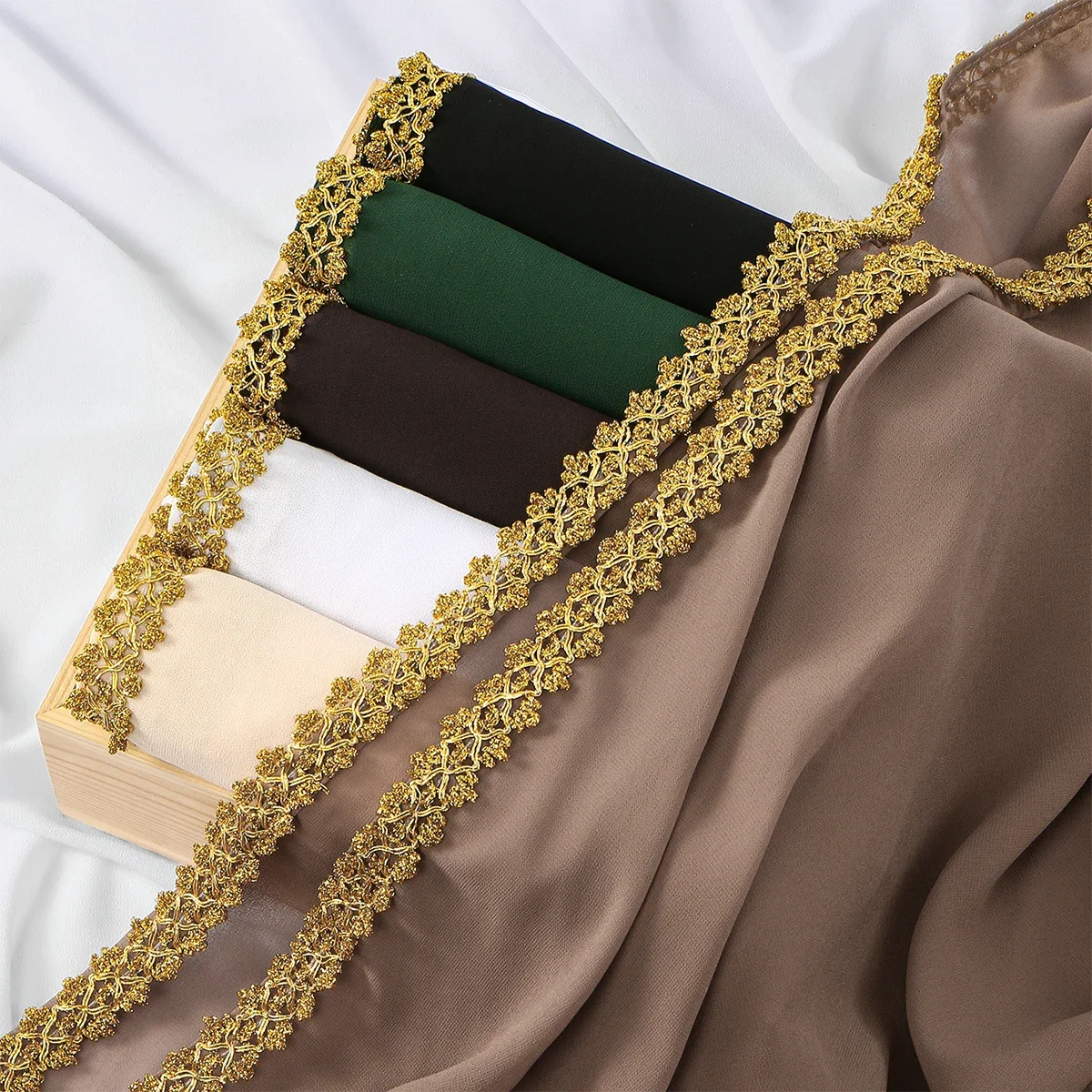 

Шали с вышивкой премиум-качества, мусульманский хиджаб, женский шифоновый длинный шарф, банданы, повязка на голову, Bufanda, платок, Turbante Mujer