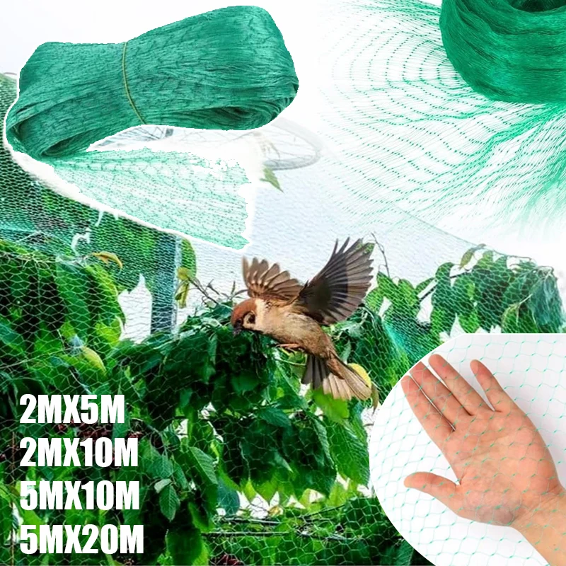 

Garden Netting Anti Bird Net, Heavy Duty Polyethylene Woven Mesh Fruit Trees Grapes Plants, Durable Stretch Fencing Garden Net