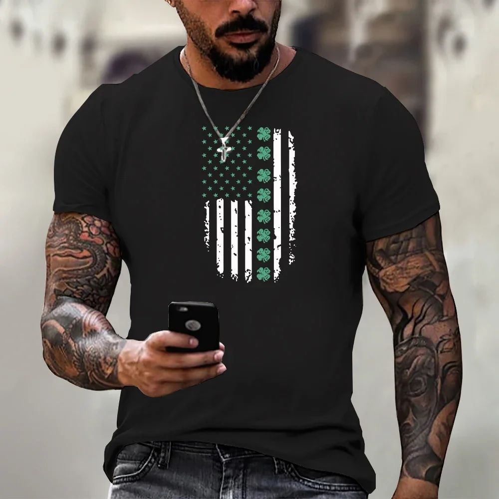 تي شيرت رجالي ثلاثي الأبعاد بقصة ضيقة، فريد من نوعه جريئة، نمط للشارع كاجوال والتمرين - رقبة دائرية سريعة الجفاف