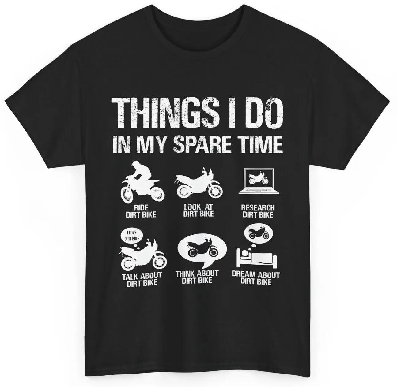 Motocross Shirt, Things I Do In My Spare Time Bike Rider Shirt, Biking Lover Tee