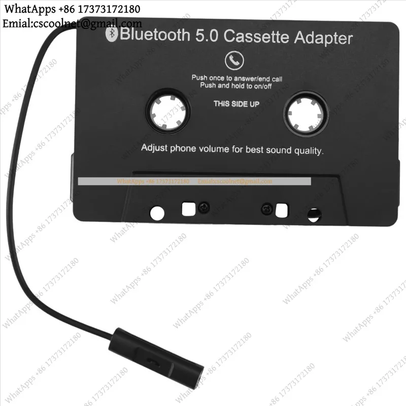 k3 for ABGN Universal Bluetooth 5.0 Cassette Adapter Car Tape Audio Converter for Aux Stereo Music Wireless