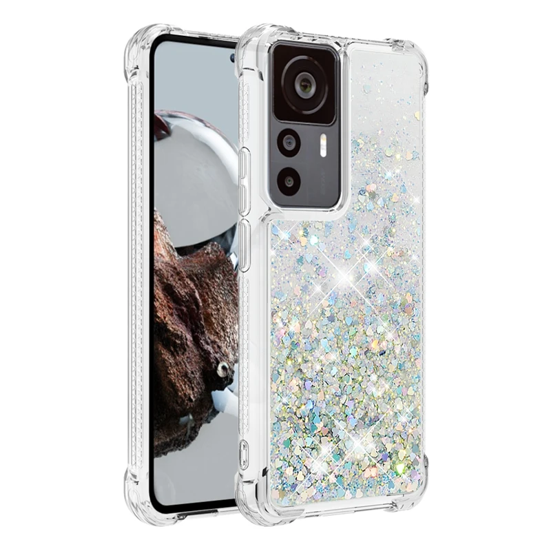 12T Pro Case on For Coque Xiaomi 12T Pro Cover Quicksand Dynamic Liquid Case For Funda Xiomi Xiaomi Mi 12T 12 T Pro Phone Cases