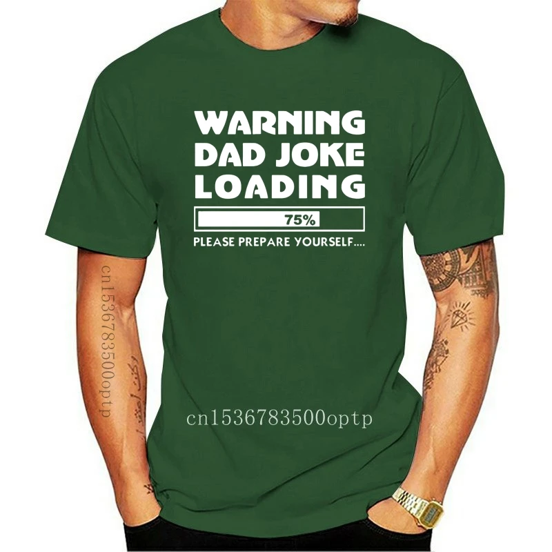 

FPACEMens Funny Dad Joke Loading T-Shirt Bad Humour Slogan Fathers Day Xmas Top Daddy